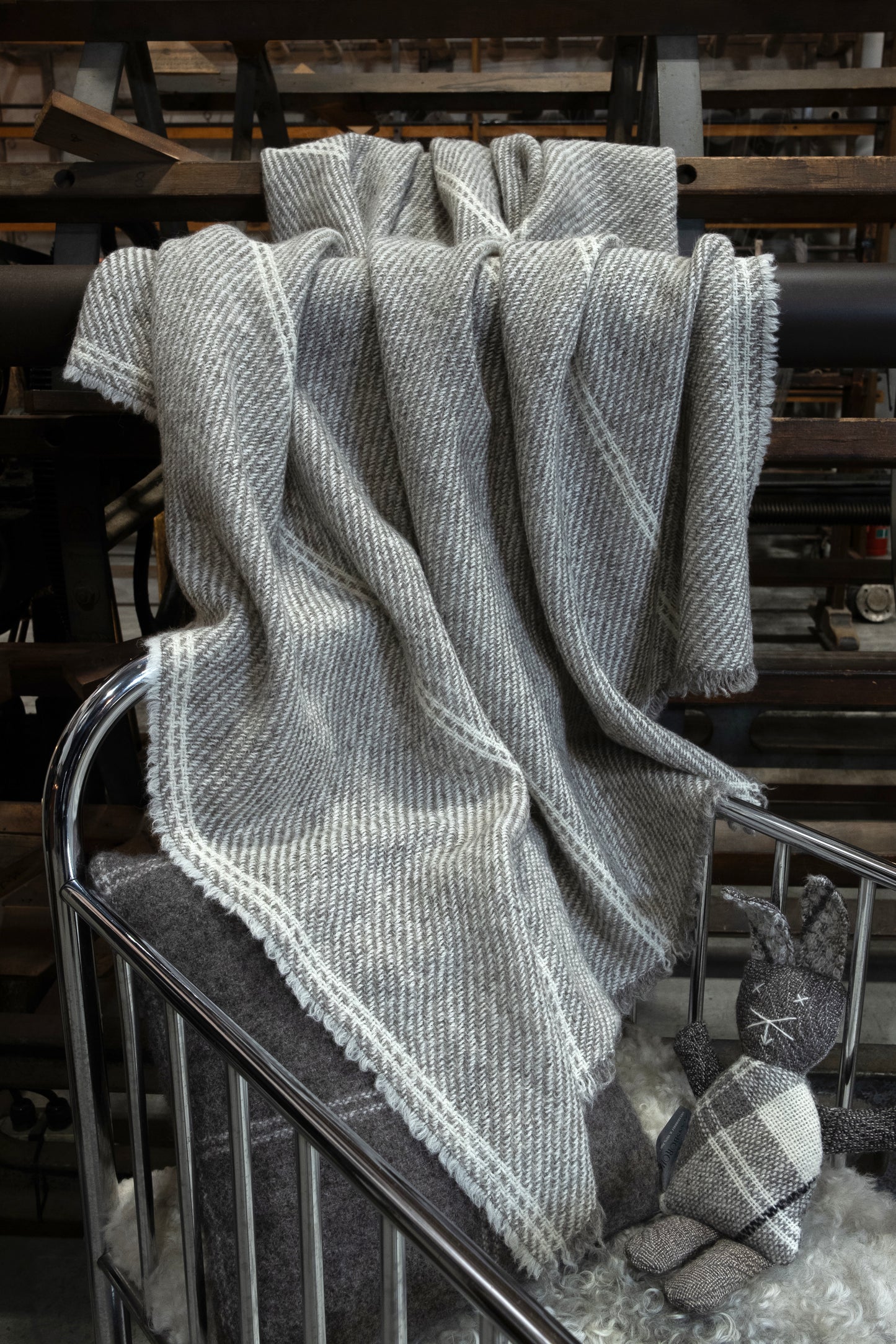 Baby Brushed wool cosy cot Blankets