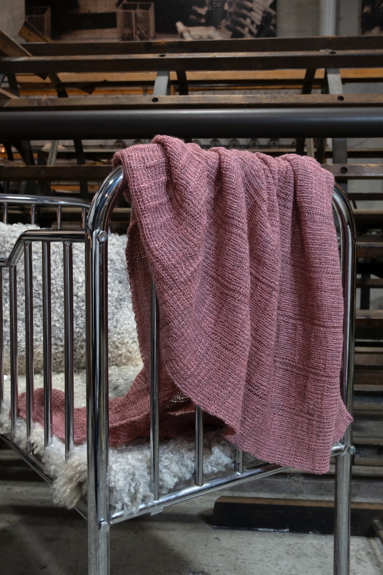 Knitted Baby Buggy Blanket