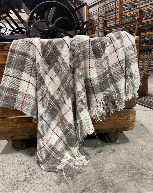 Brushed Wool Throws - Haggis