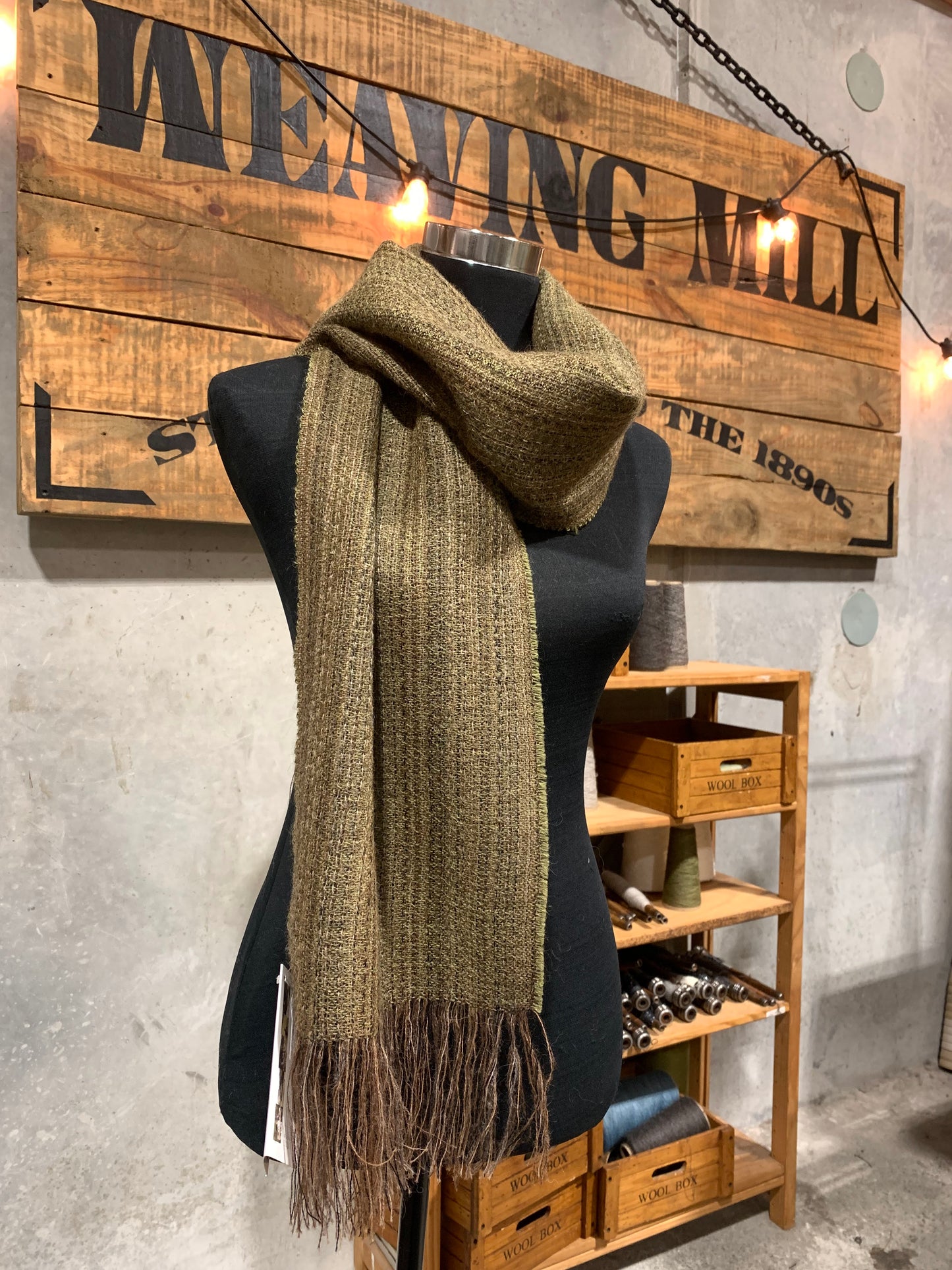 A3 Unisex Browns Weave Scarf