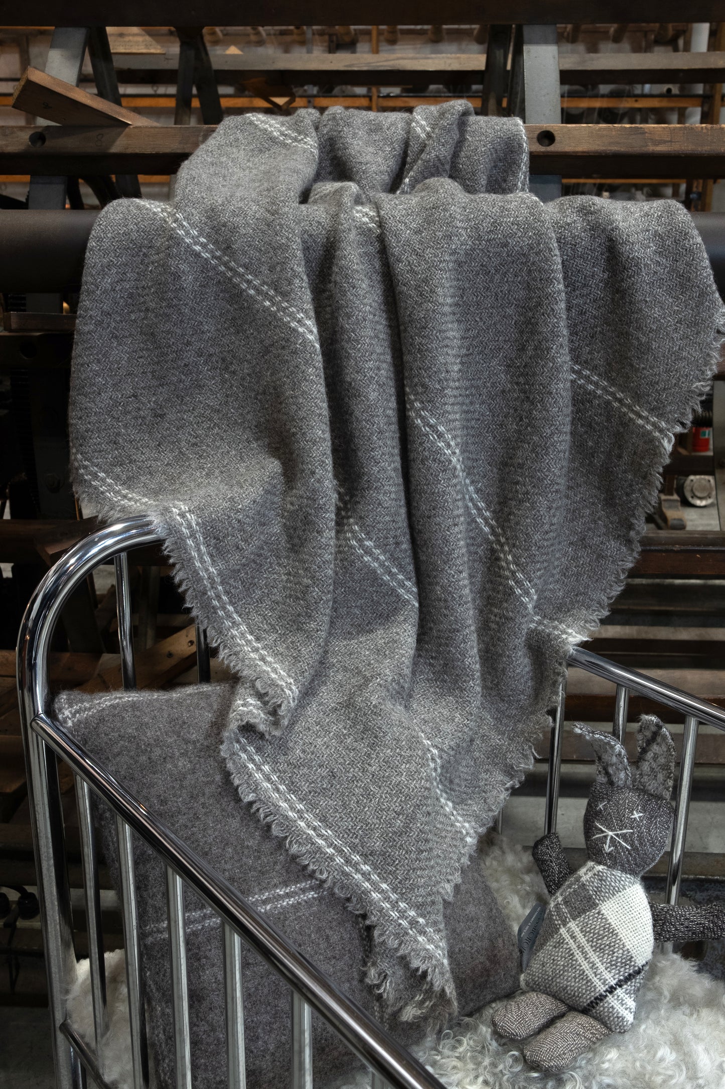 Baby Brushed wool cosy cot Blankets