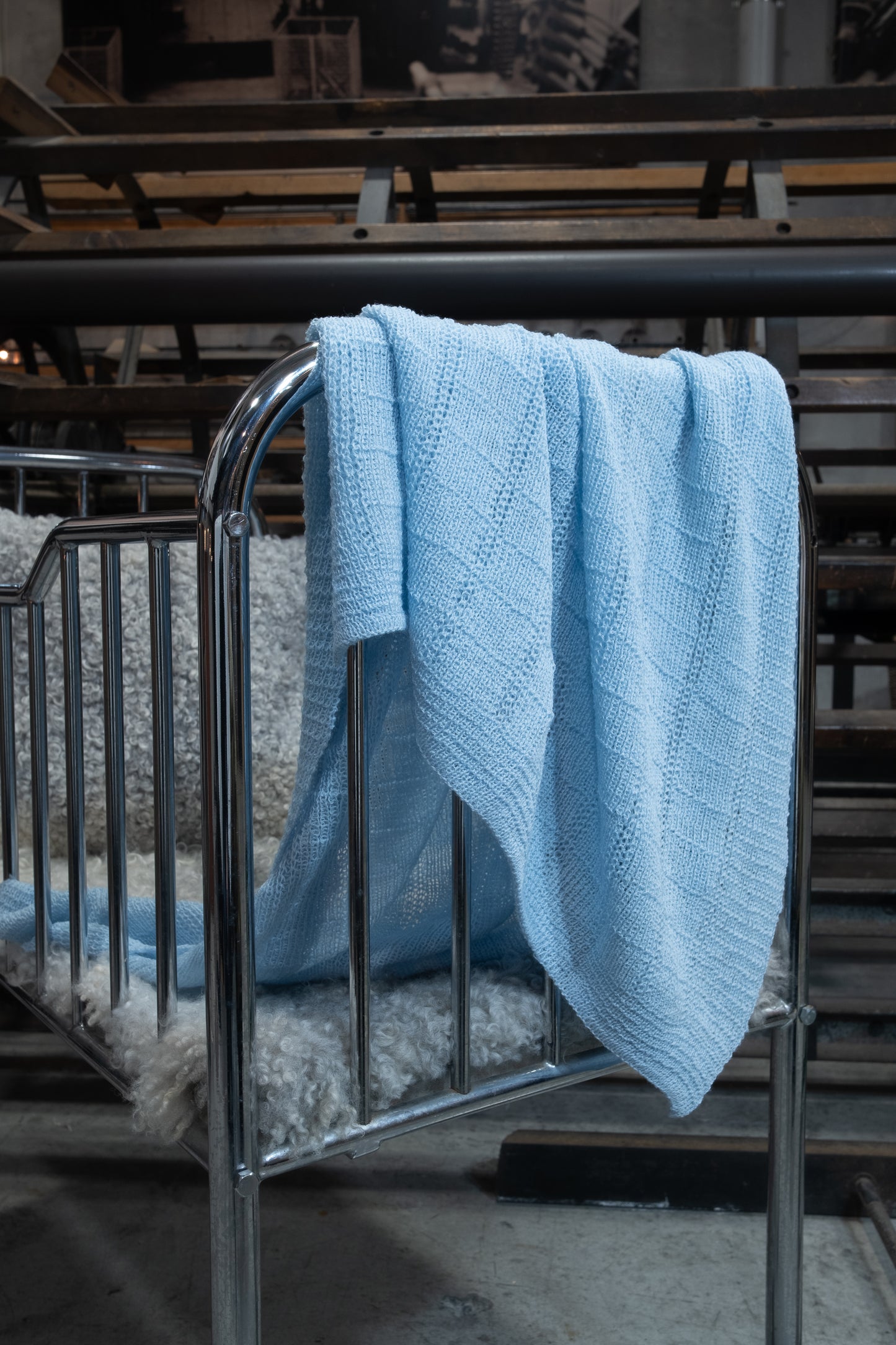 Knitted Baby Buggy Blanket