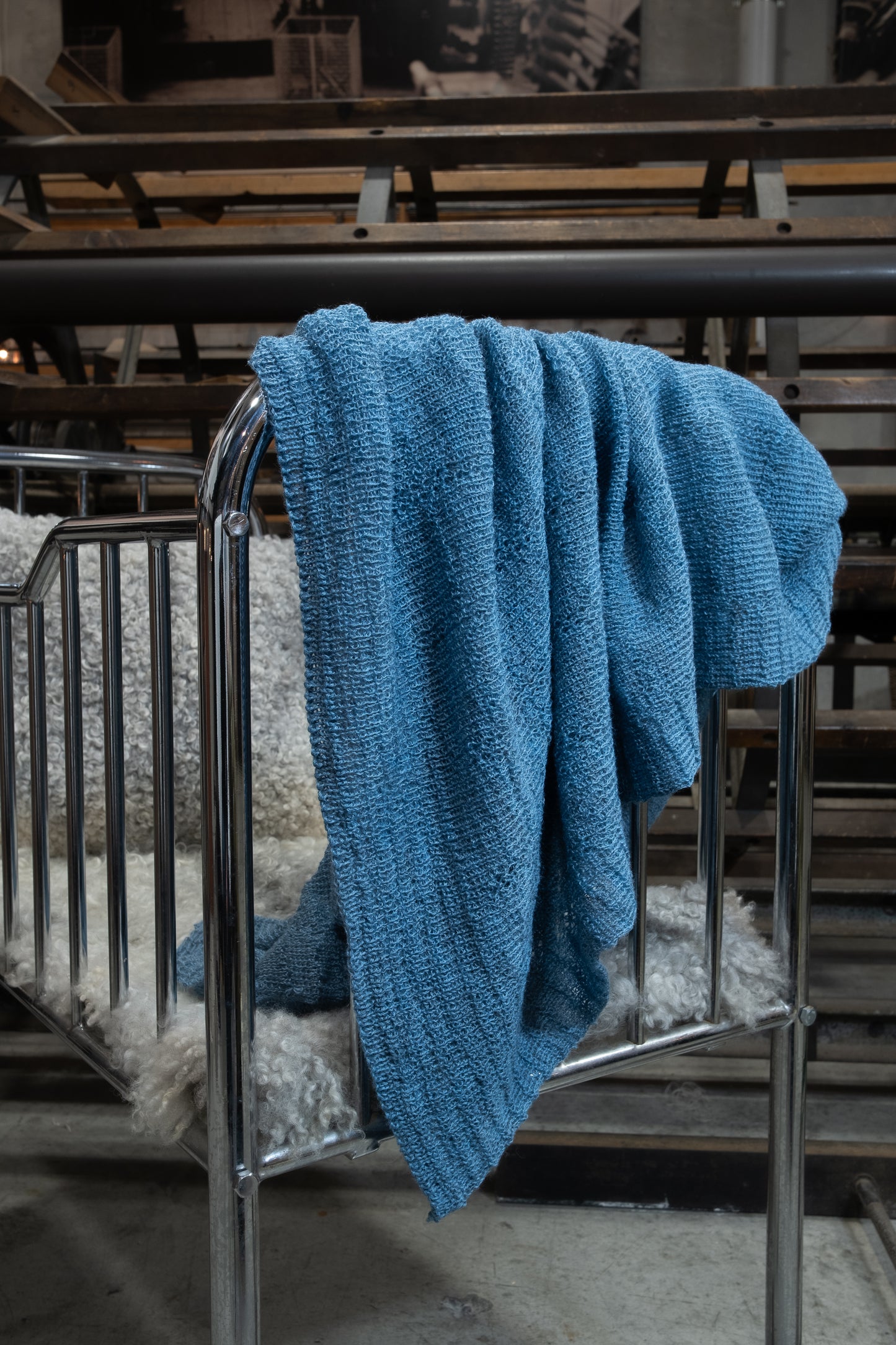 Knitted Baby Buggy Blanket