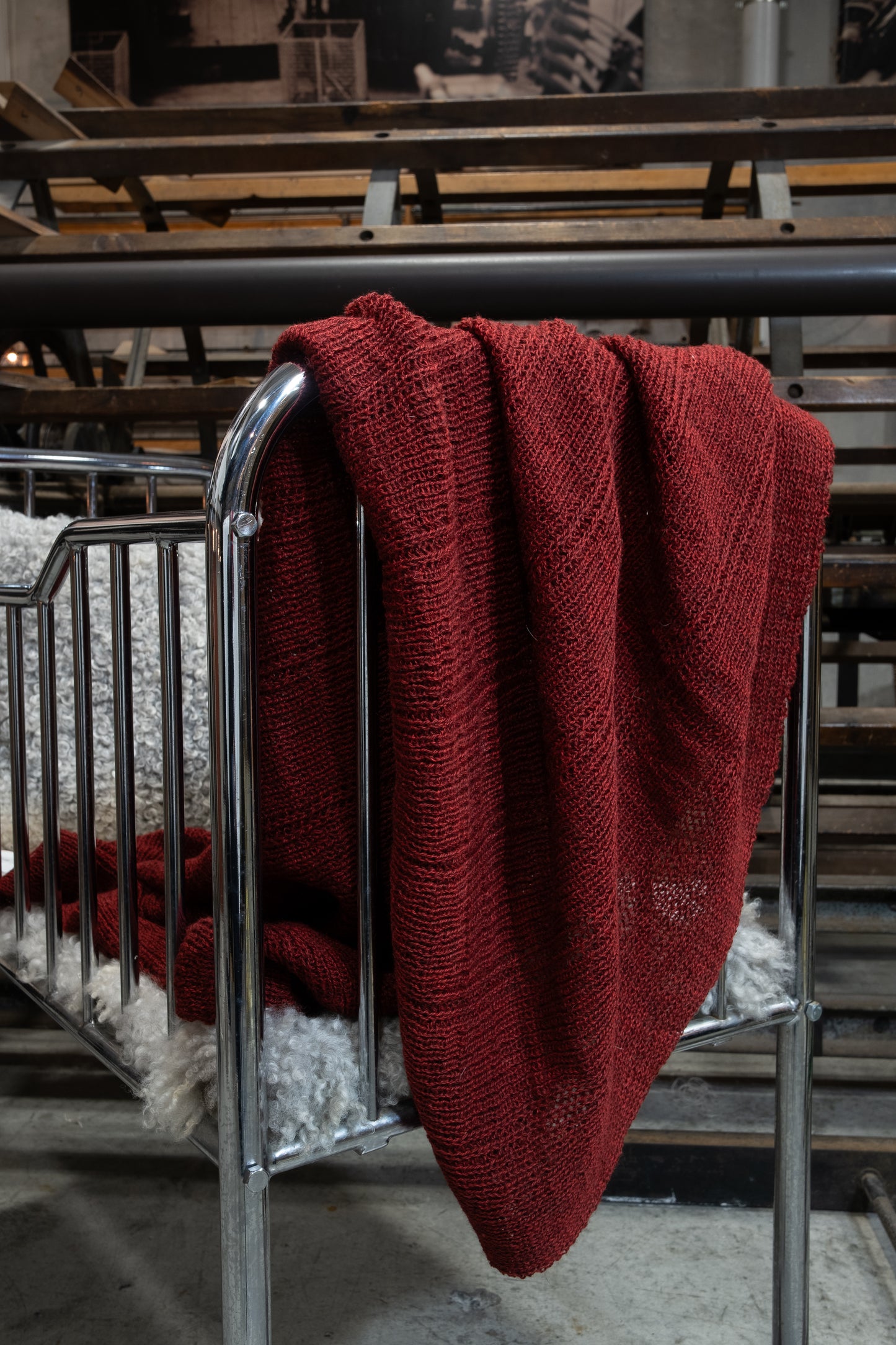 Knitted Baby Buggy Blanket