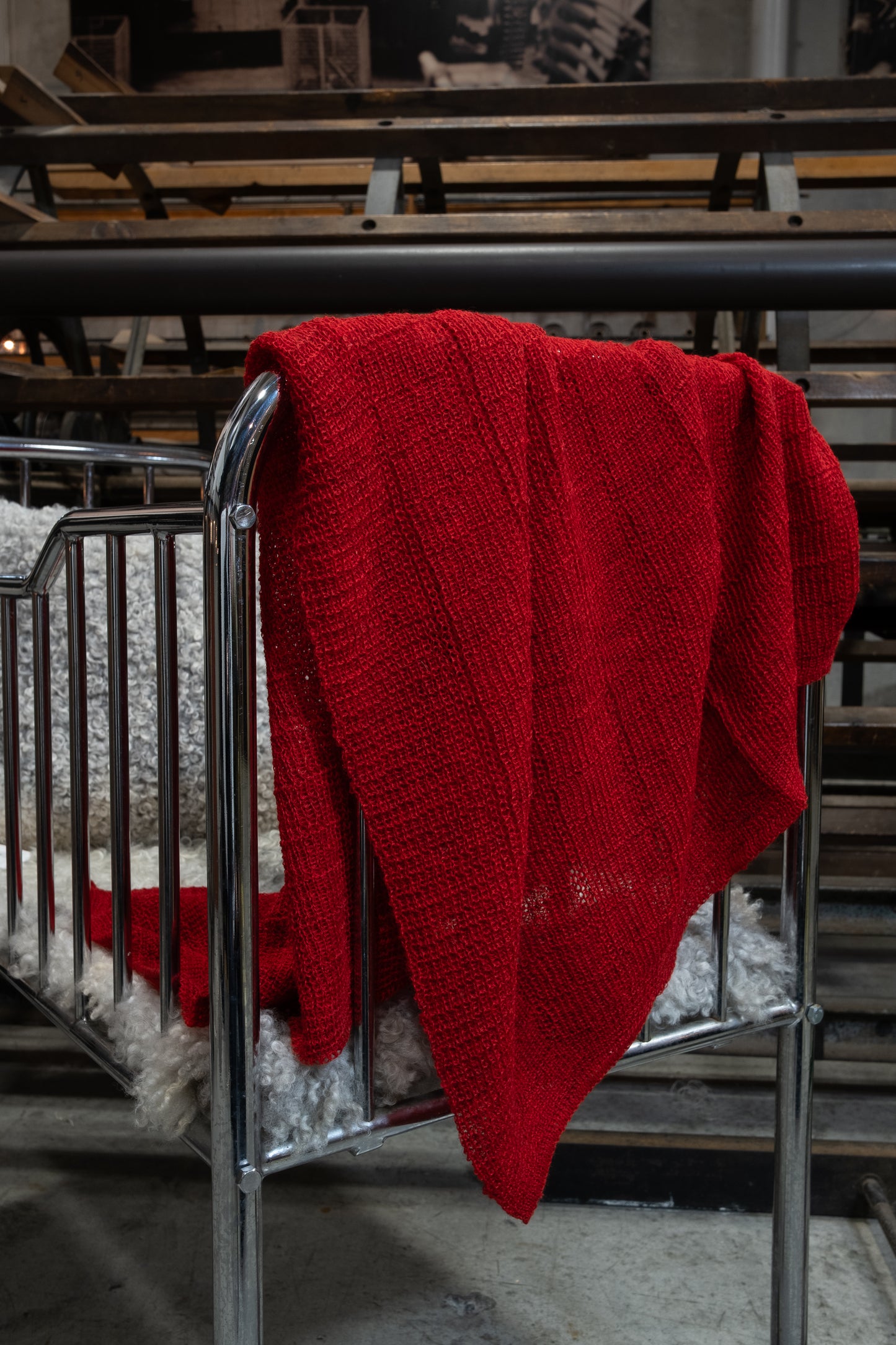 Knitted Baby Buggy Blanket