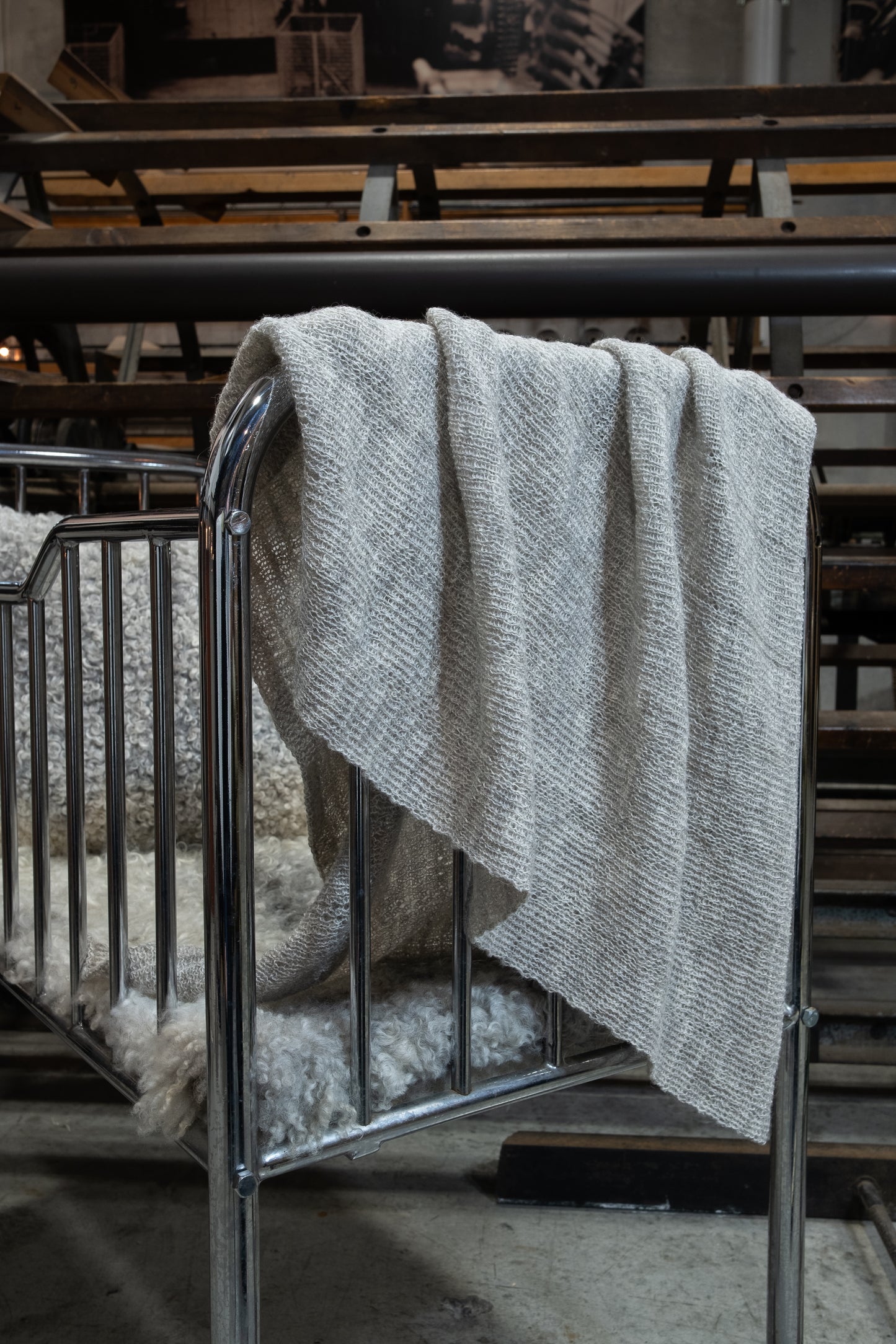 Knitted Baby Buggy Blanket