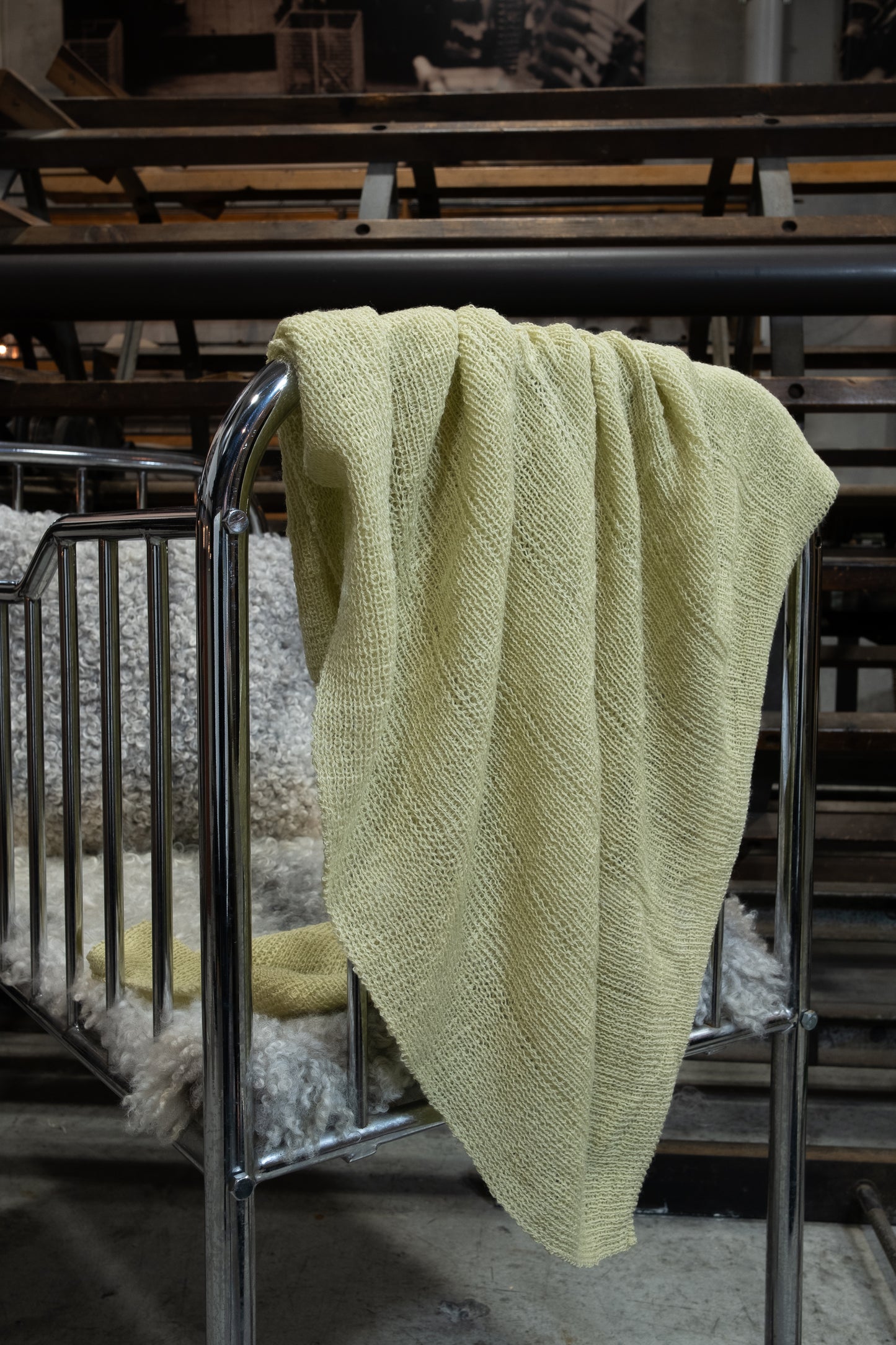 Knitted Baby Buggy Blanket