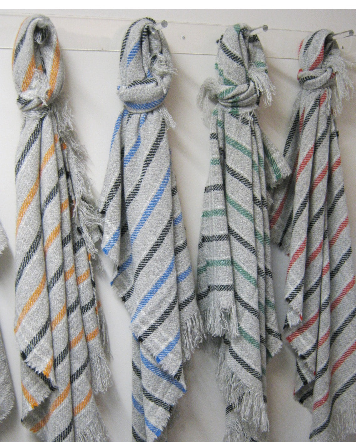 Carnival Striped BW Throws