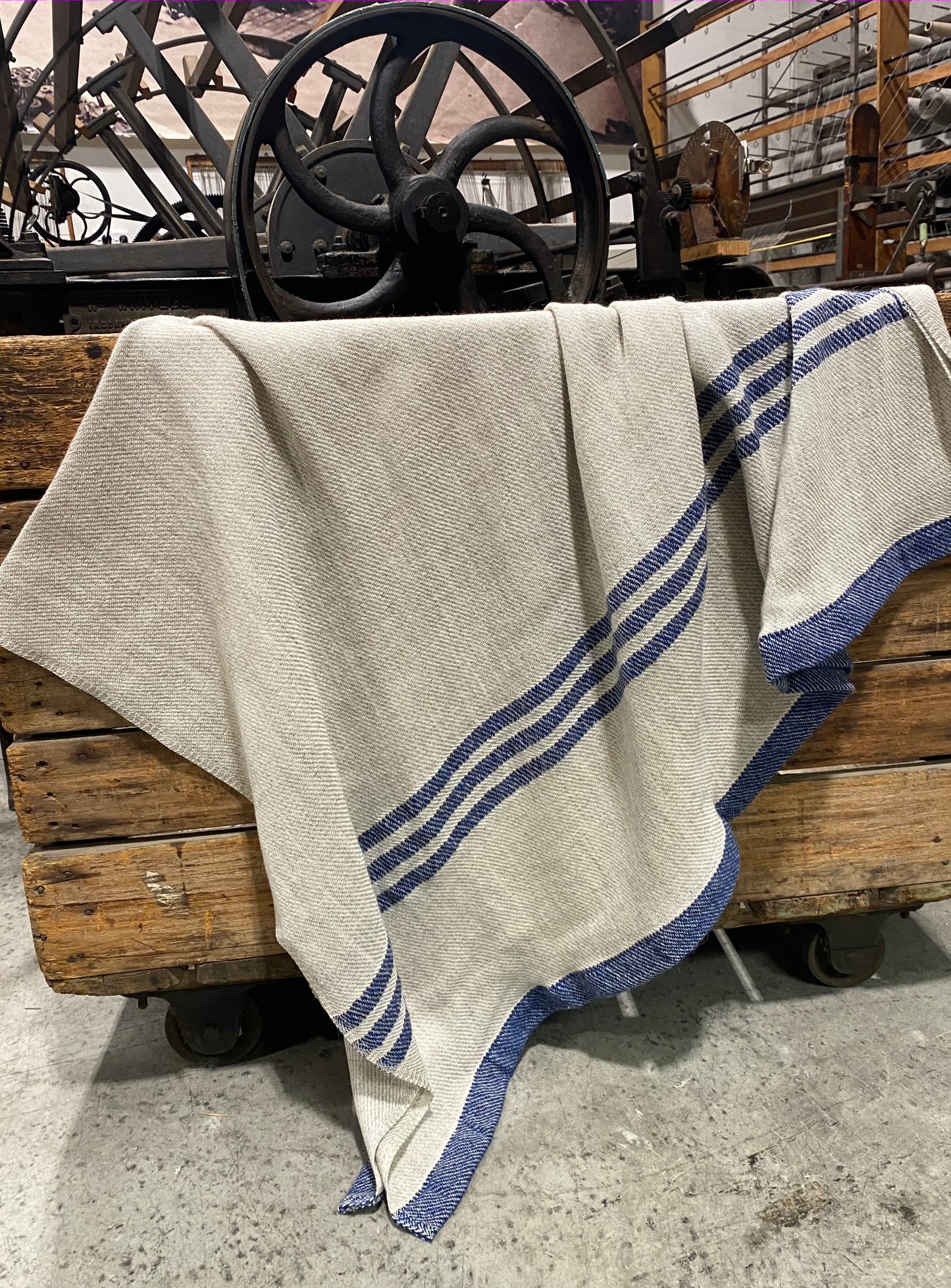 Coastline Striped Throw