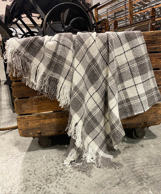 Brushed Wool Throws - Haggis