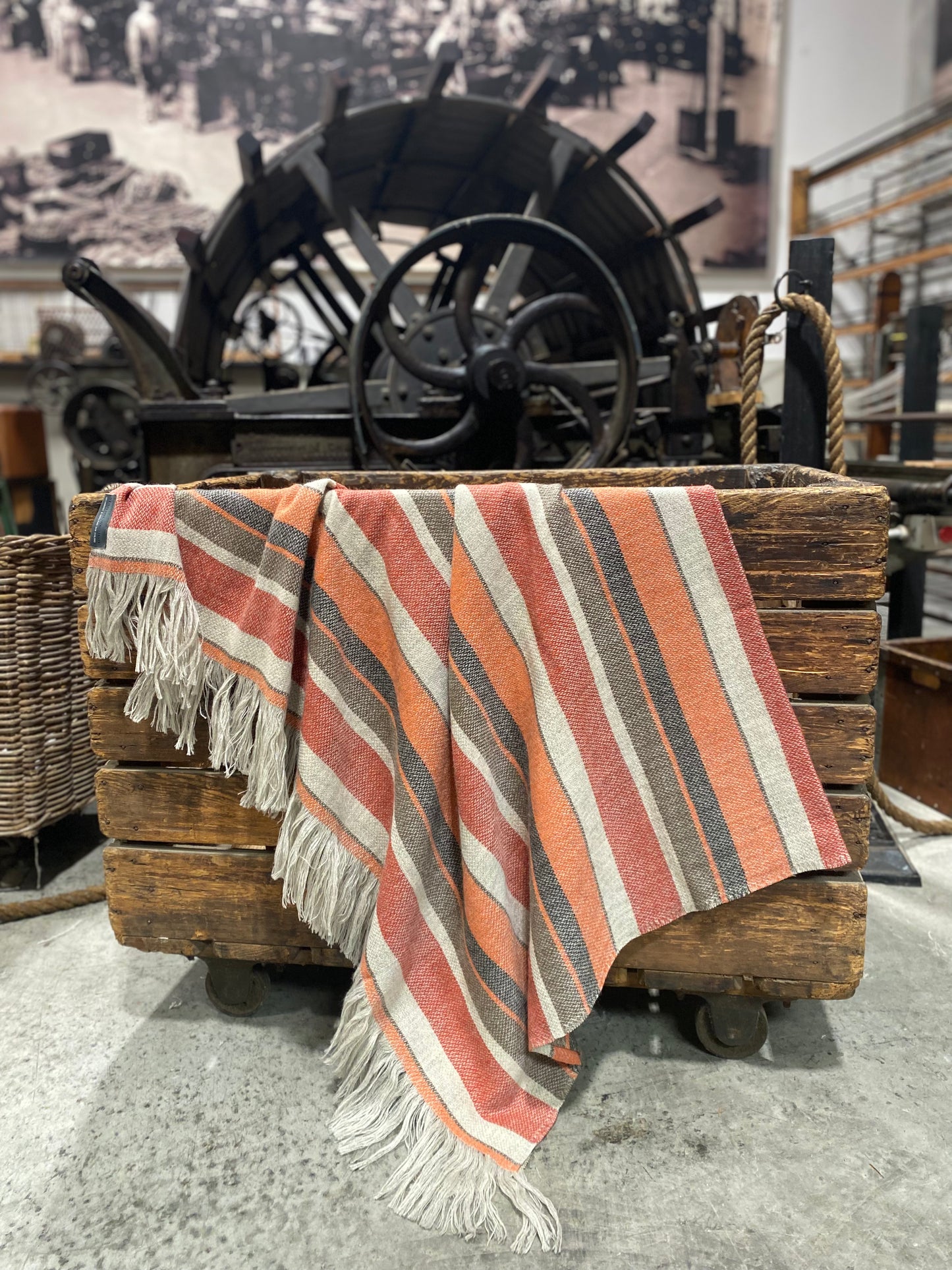 'Middle East' 5 Stripe Throw