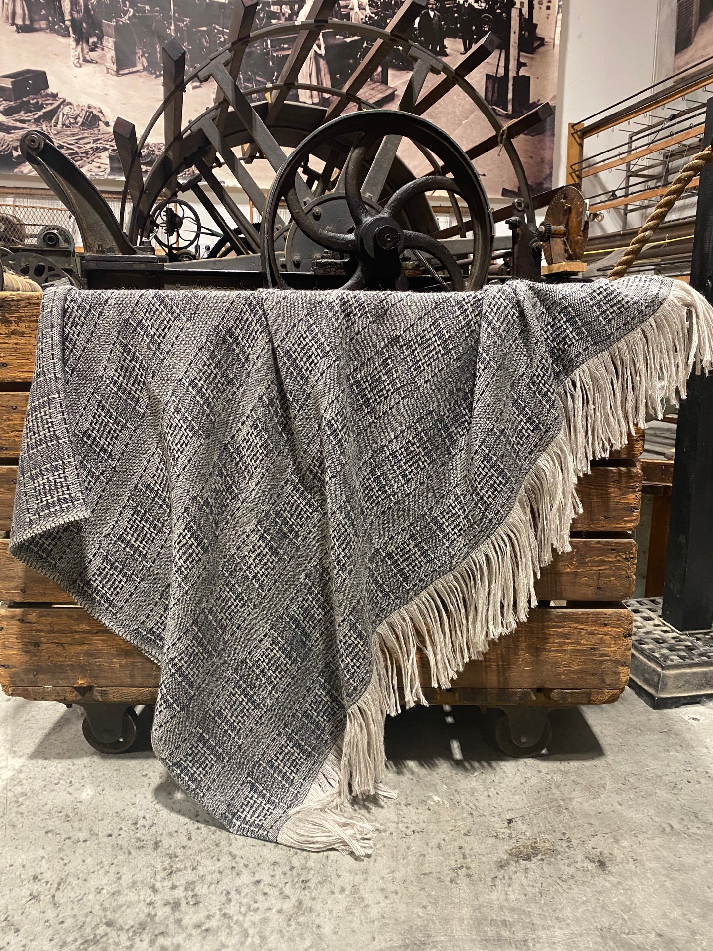 GWT2 Box -  Lustrous Summer Weight Wool Throw