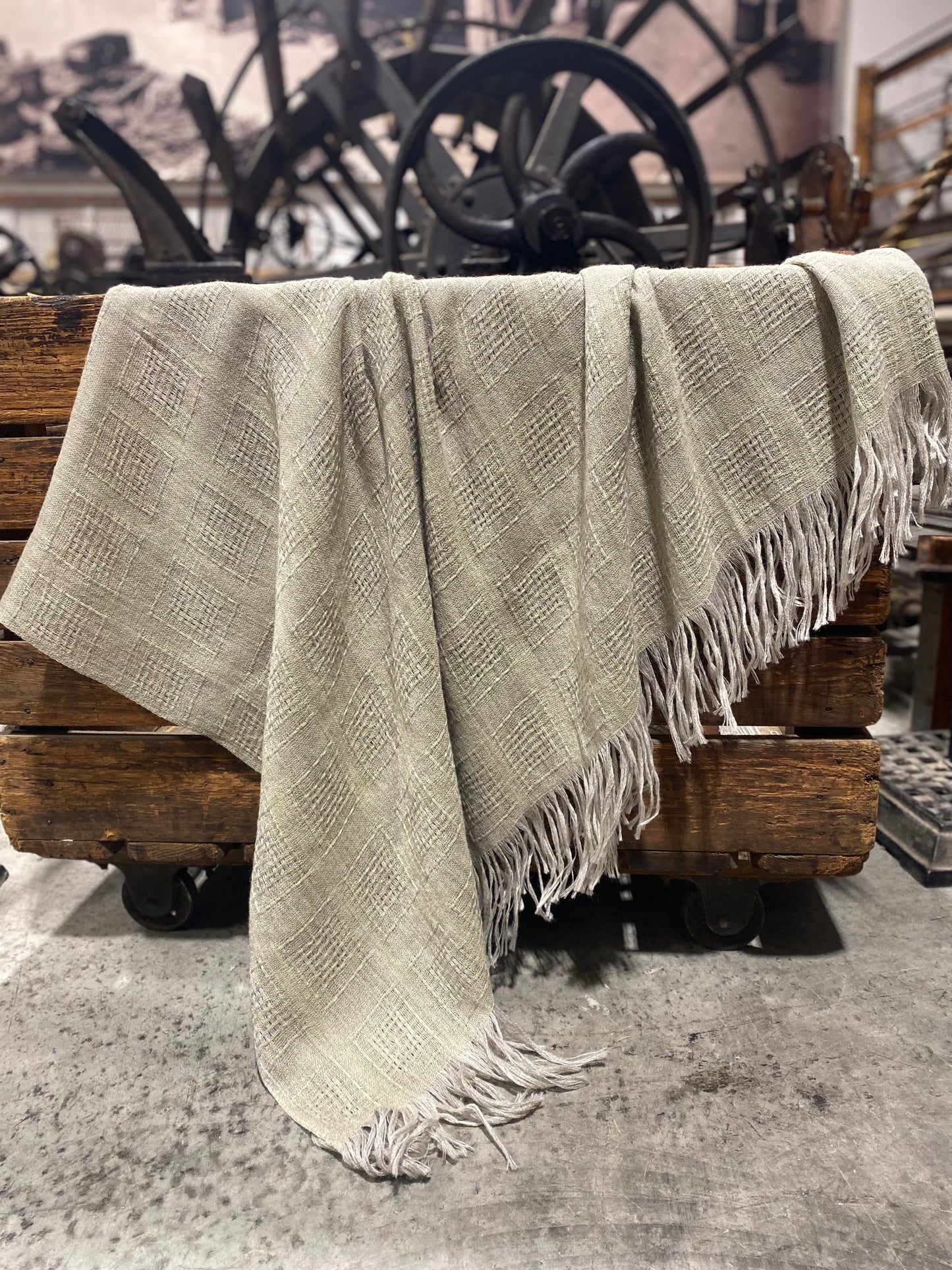 GWT2 Box -  Lustrous Summer Weight Wool Throw