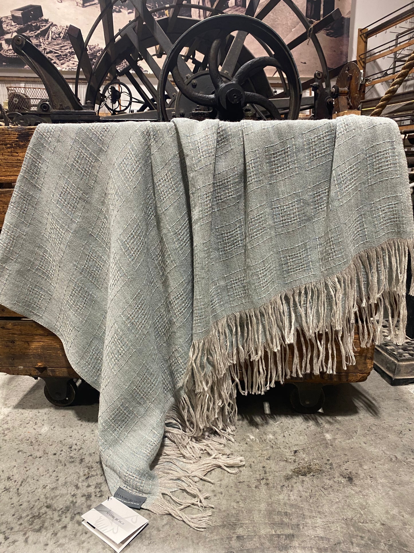 GWT2 Box -  Lustrous Summer Weight Wool Throw
