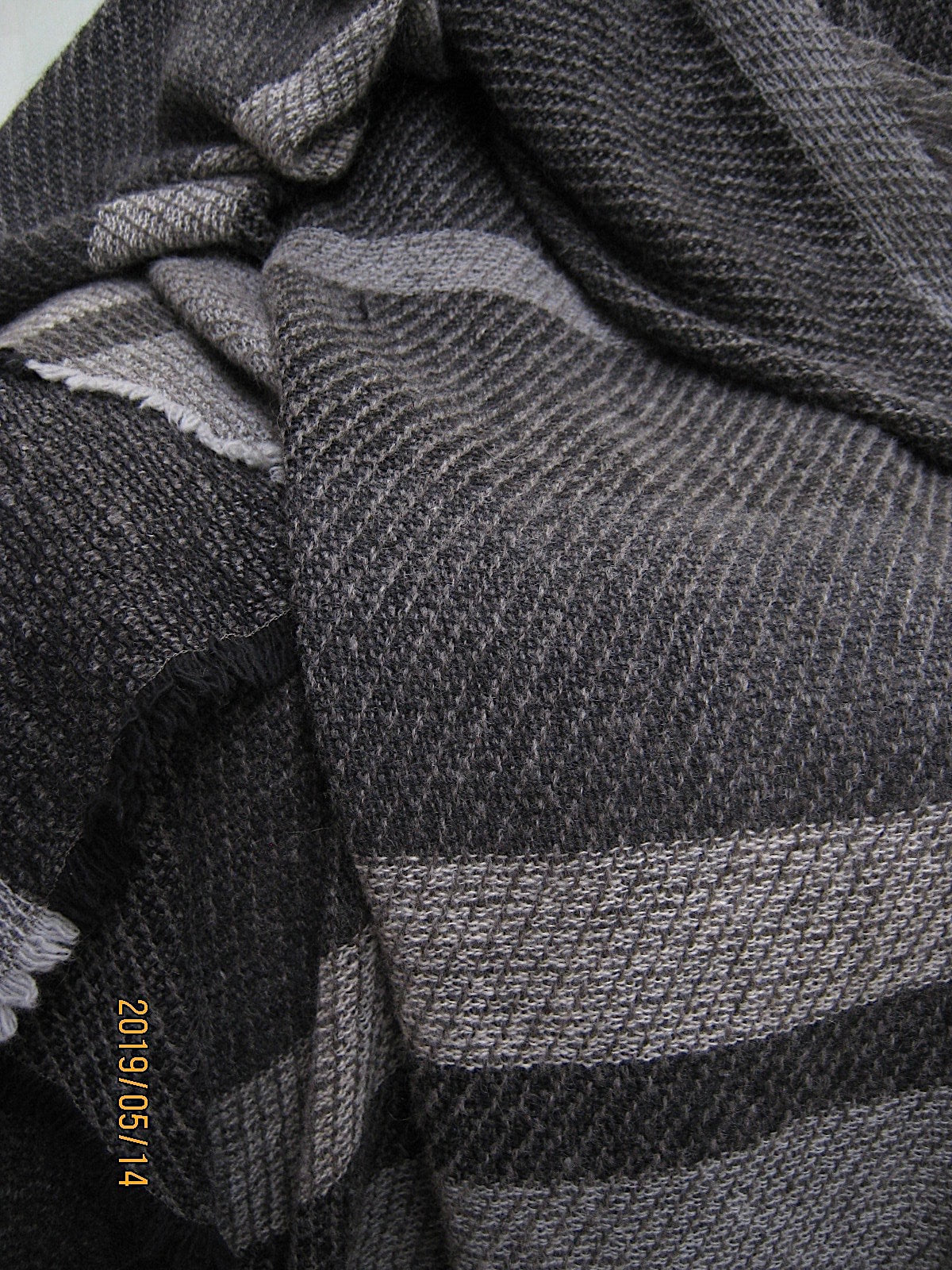 NZ Rugby Licensed BW Striped Merino Throw