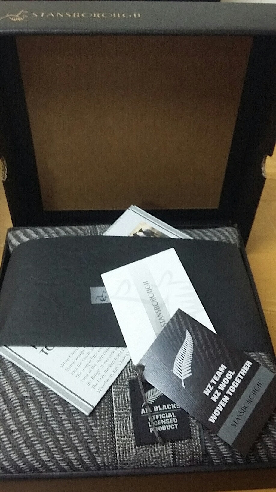 NZ Rugby Licensed Light Weight Throw