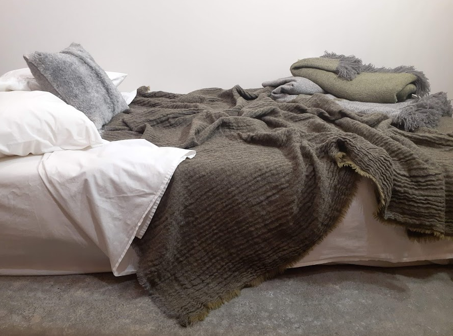 Shibori Over Twisted Blankets